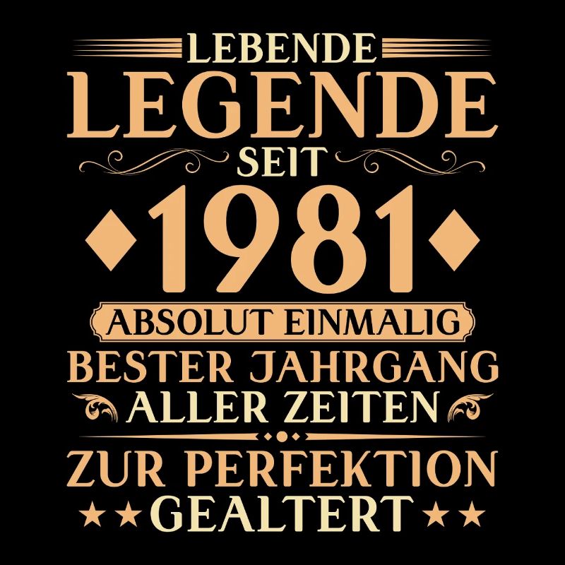 Millésime 1981 Anniversaire 45 ans Cadeau