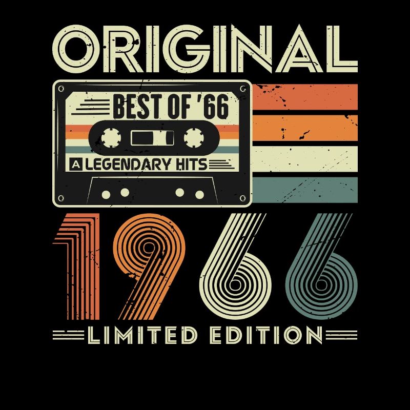 Original 1966 Vintage Vintage Birthday Retro