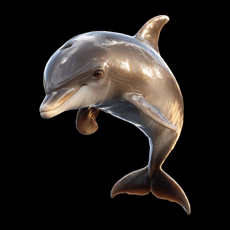 Dauphin Plongeur Dauphins Océan Dauphins mignons Dauphin