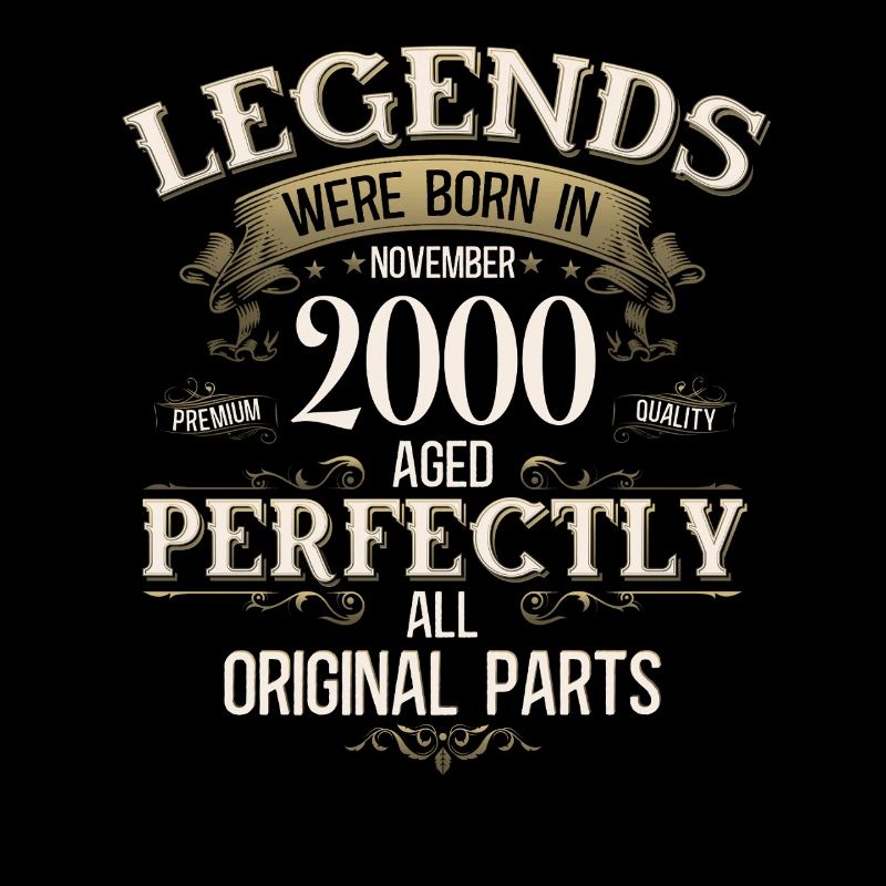 25th Birthday Legend November Vintage 2000