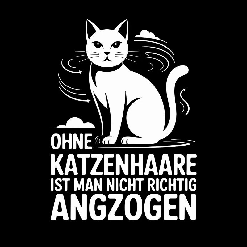 Chat disant que vous n’êtes pas sans poils de chat