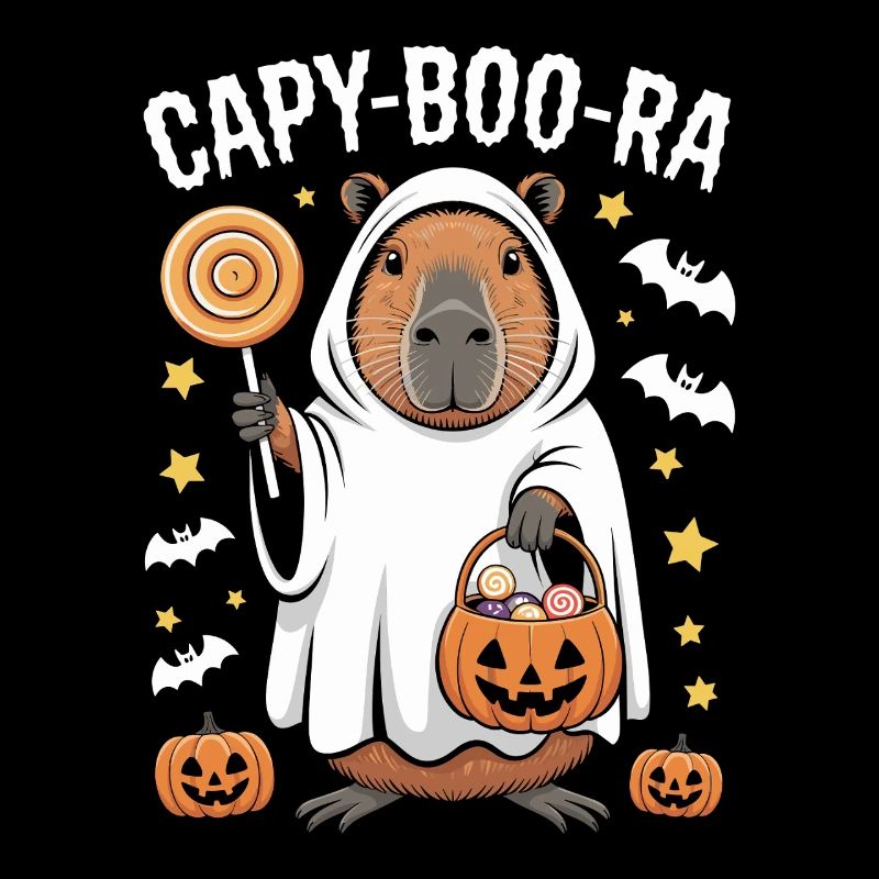Capybara Halloween Capy-Boo-Ra Fun