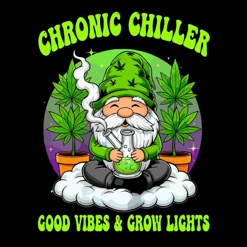 Cannabis Wichtel - Bong Gnom 420 