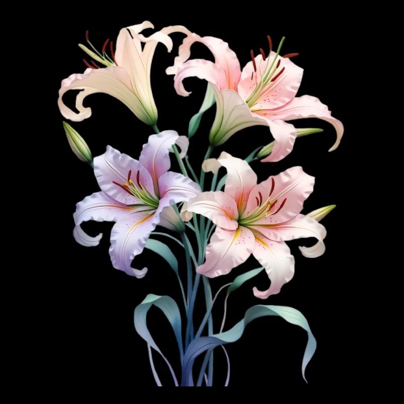 Pastel Lily Bouquet