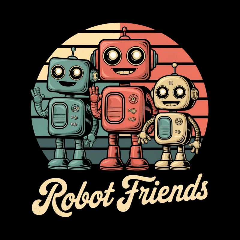 Retro Roboter - Robot Friends