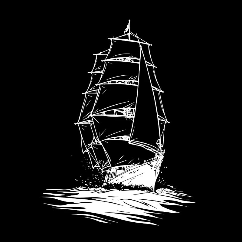 Sailing Boat Artwork Sailor