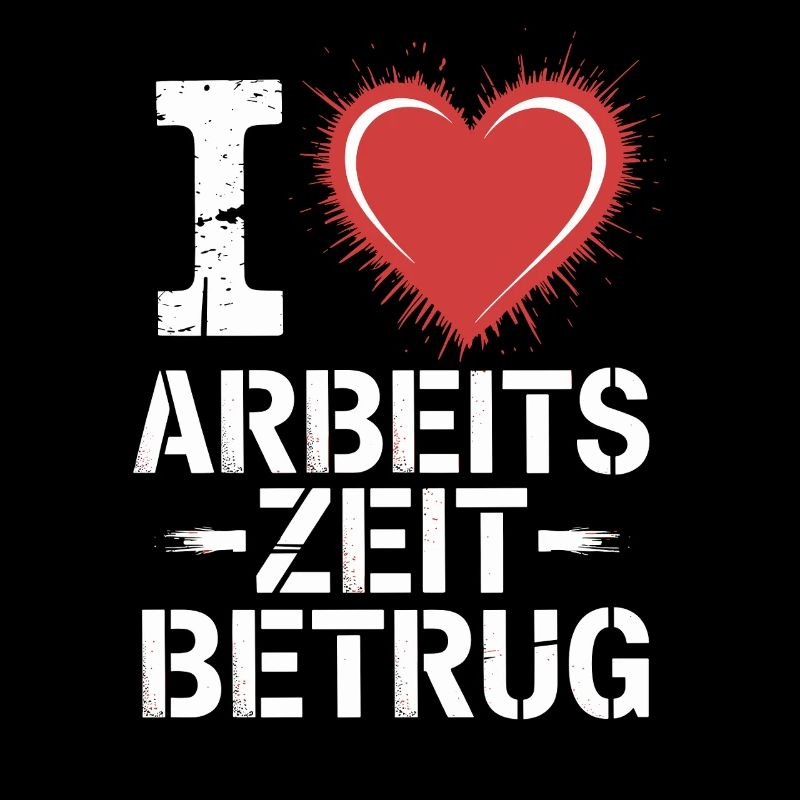 J’aime Temps de travail Fraude Pas de crime Bureau de l’emploi