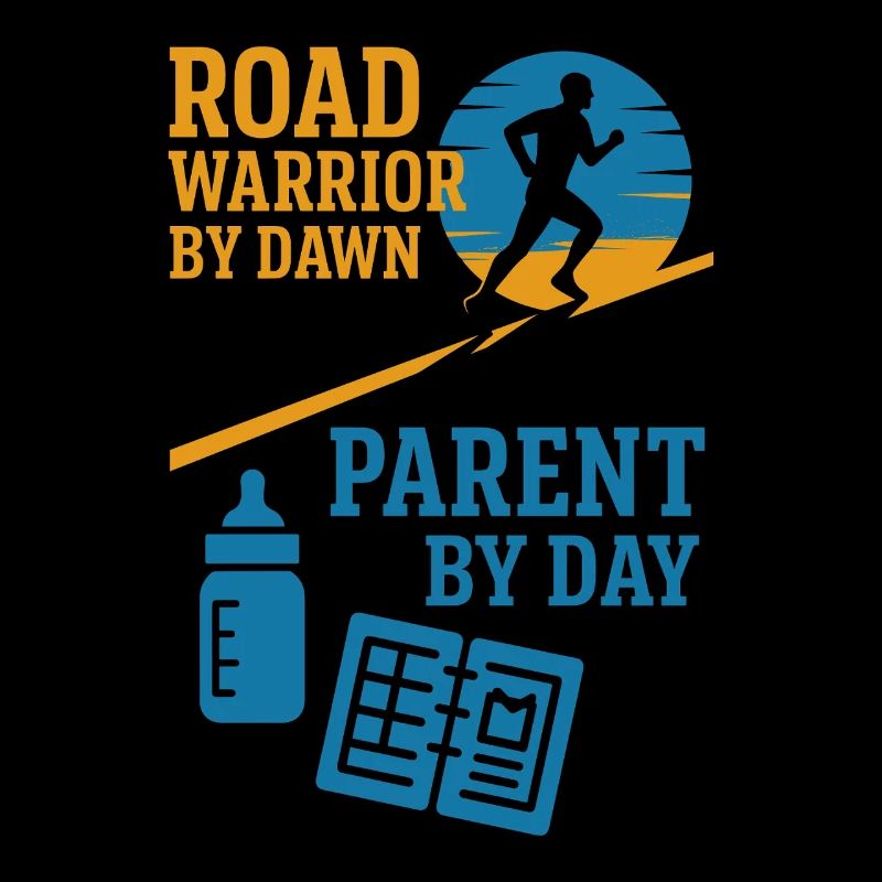 Running Mom, Dad, Jogging Parents