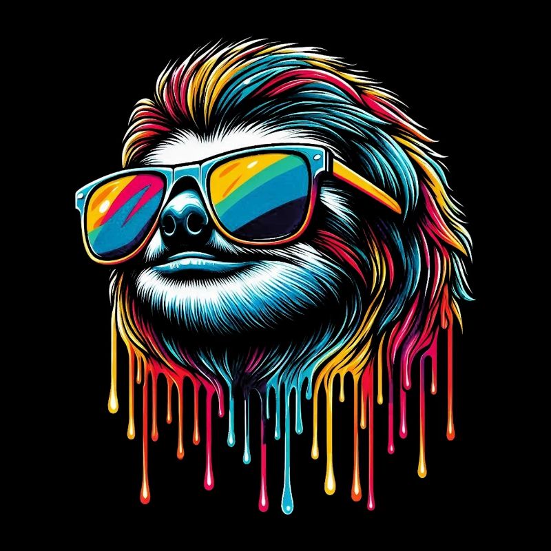 Sloth Sloth Art Lazy Sloth Fan