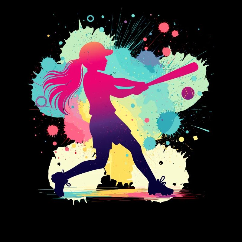 Joueuse de softball, softball, joueuse de softball