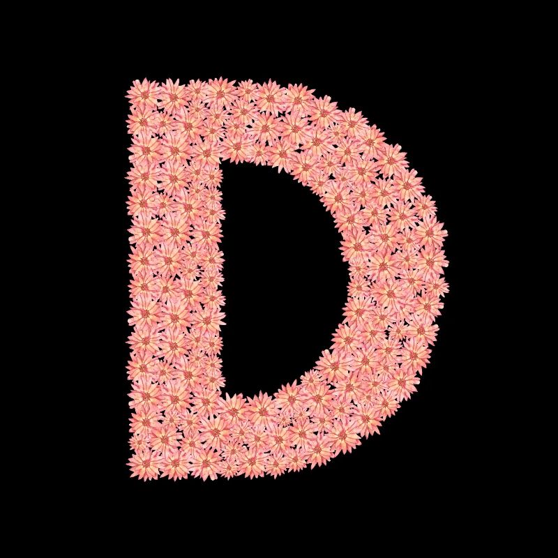 D, like Dear- a letter that touches