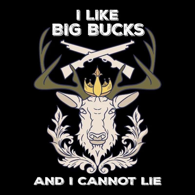 Crown Moose with Rifles Saying