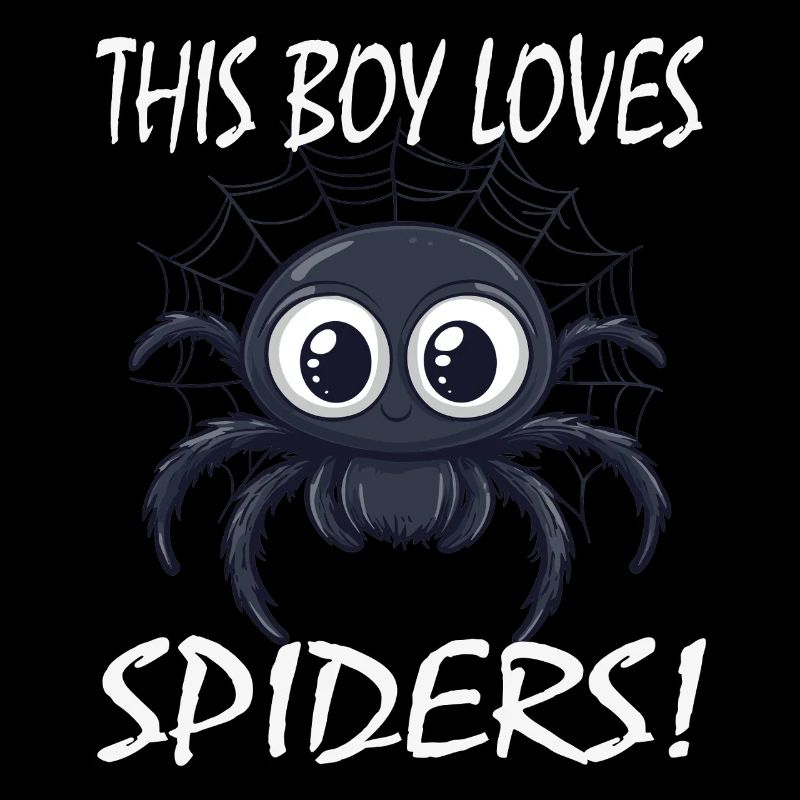 Boy loves spiders
