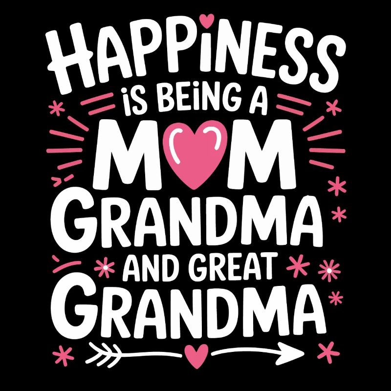 Happiness Design: Mama Oma Großmutter