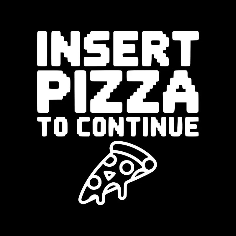 Indsæt pizza for at fortsætte