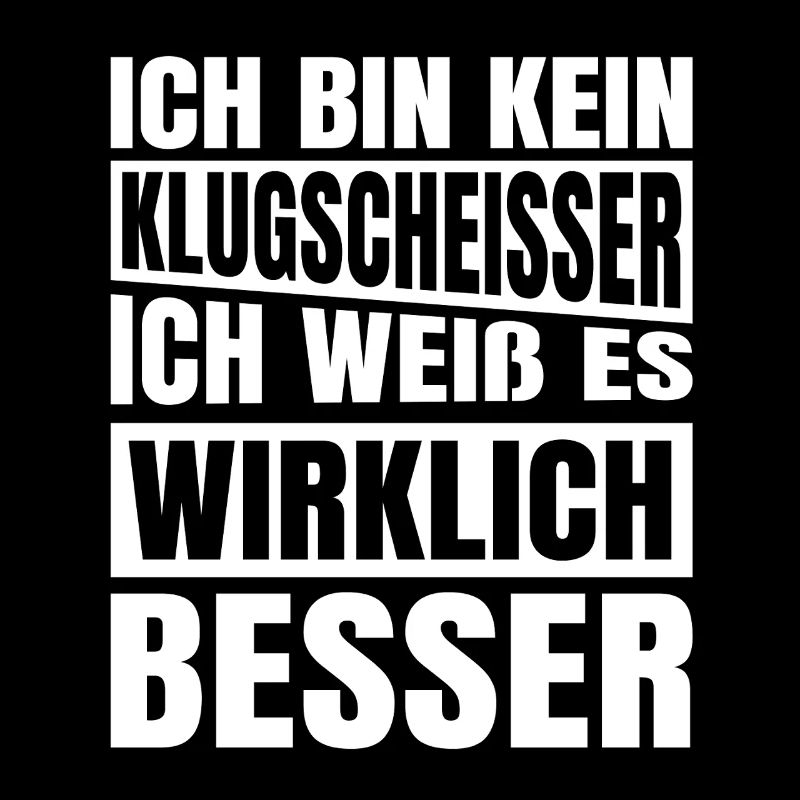Ich bin kein Klugscheisser