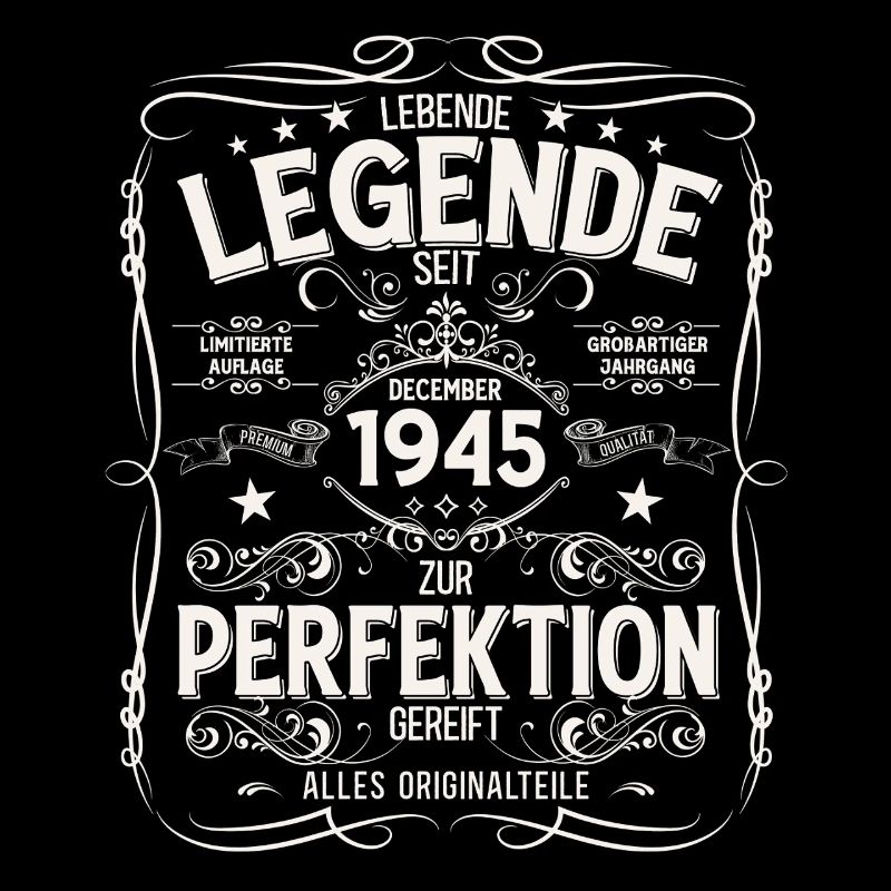 80e anniversaire Millésime décembre 1945