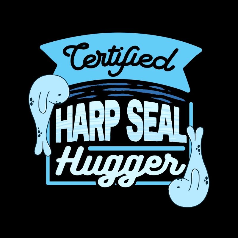 Sattelrobbe Robben Certified Harp Seal Hugger