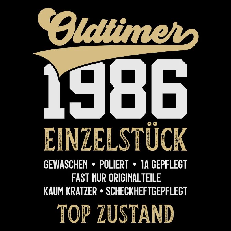 OLDTIMER 1986 EINZELSTÜCK 40. GEBURTSTAG