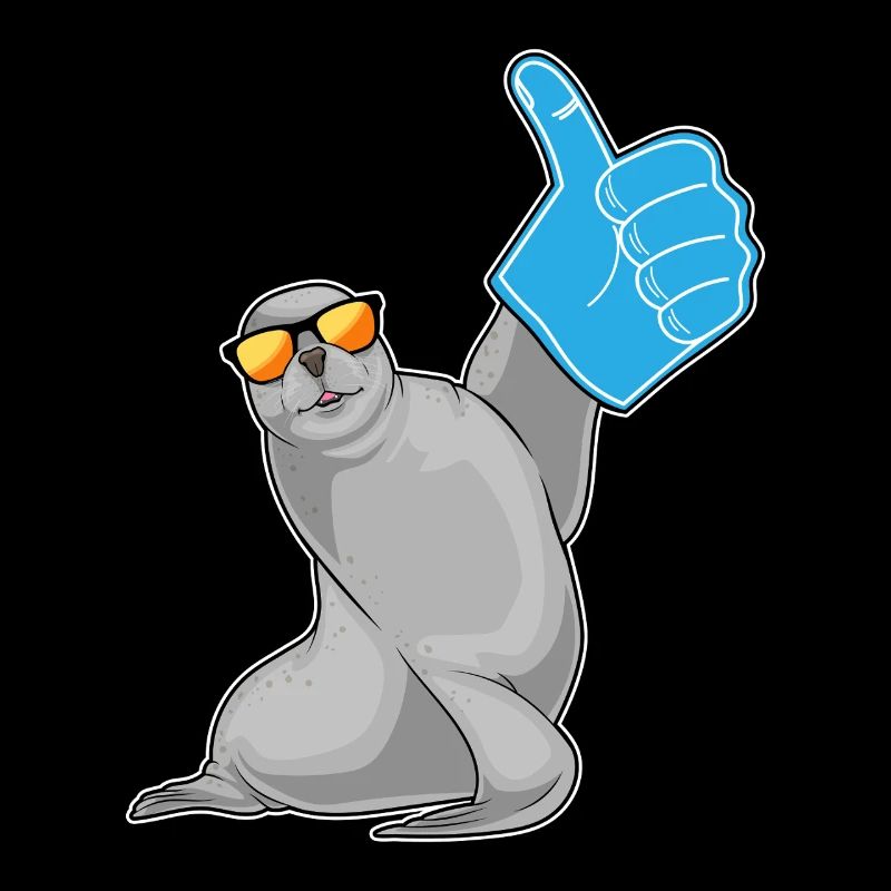 Seal thumbs up