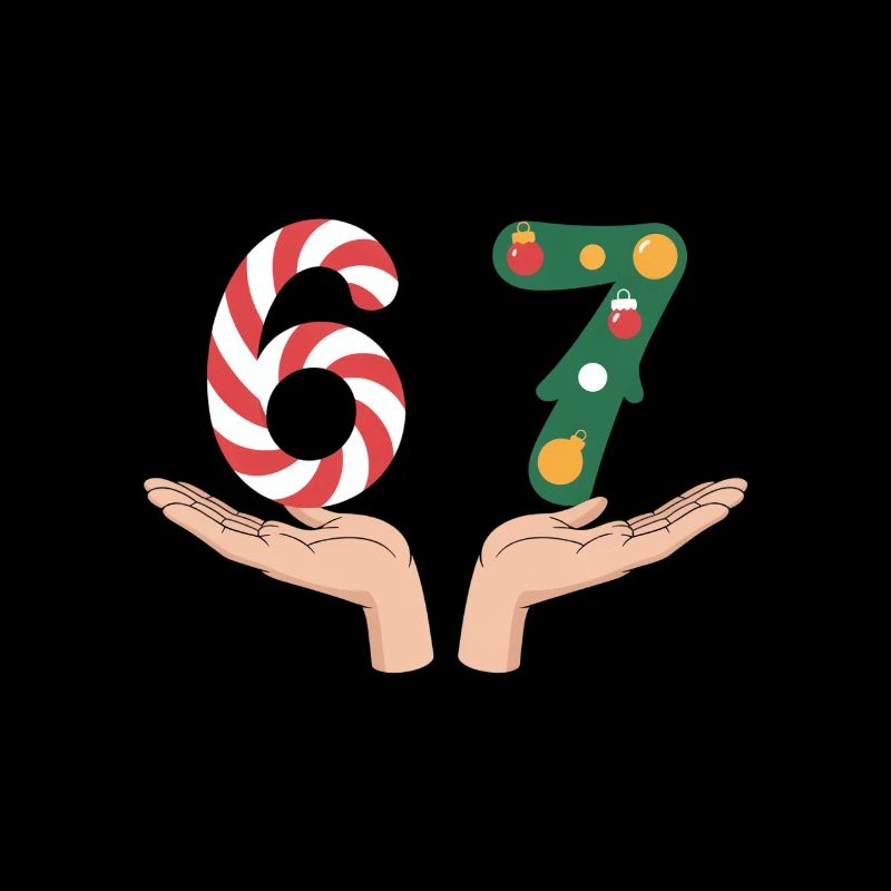 Sapin canne d’orge de Noël numéro 67