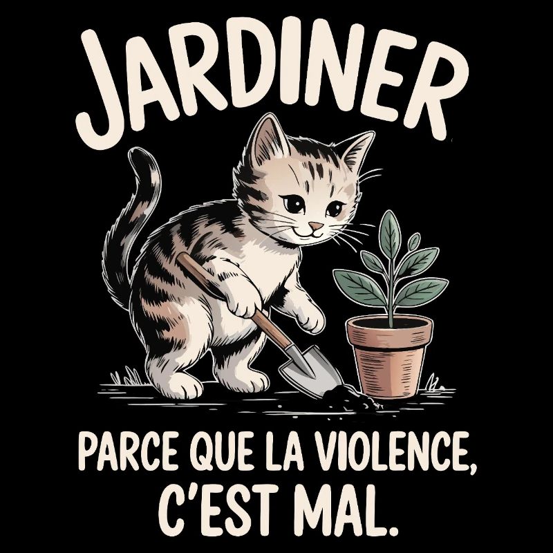 Jardiner, parce que la violence c’est mal