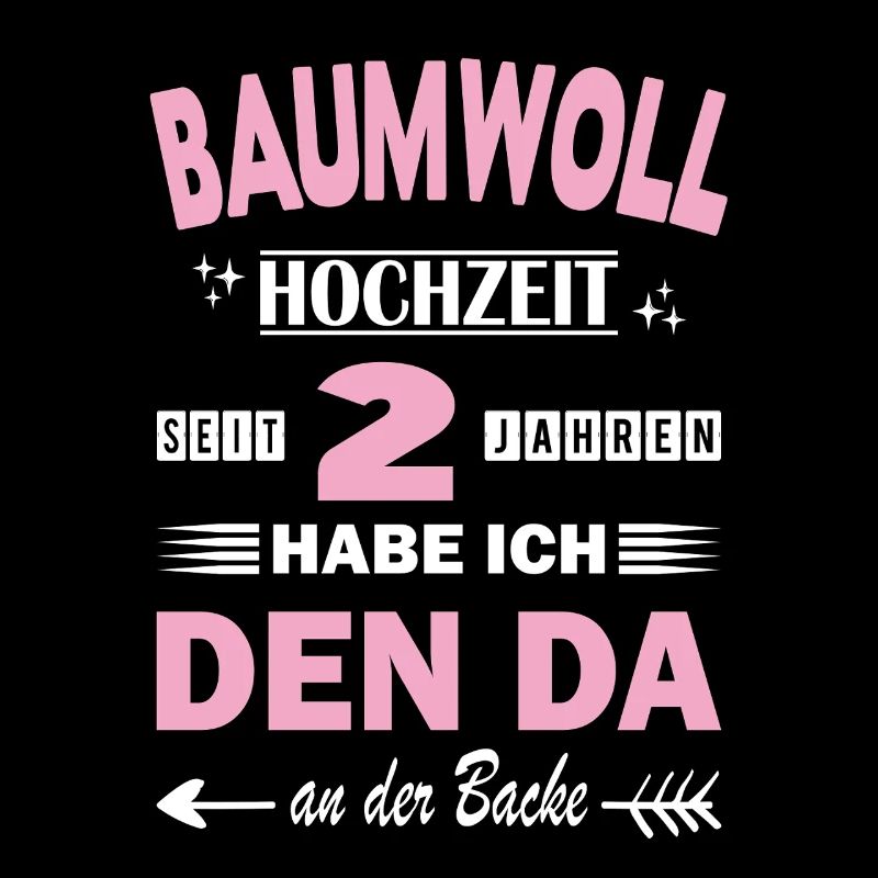 2. Hochzeitstag Jahrestag Ehefrau Geschenk