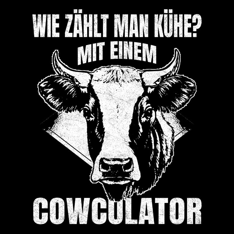 Kuhculator – Funny cow head design