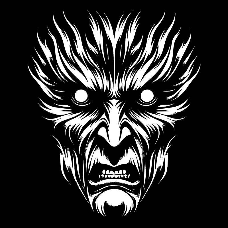 Mondwolf-Gesicht