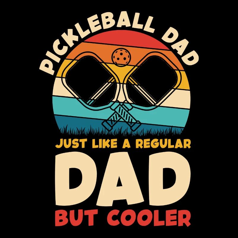 Pickleball Dad Cooler Than Regular