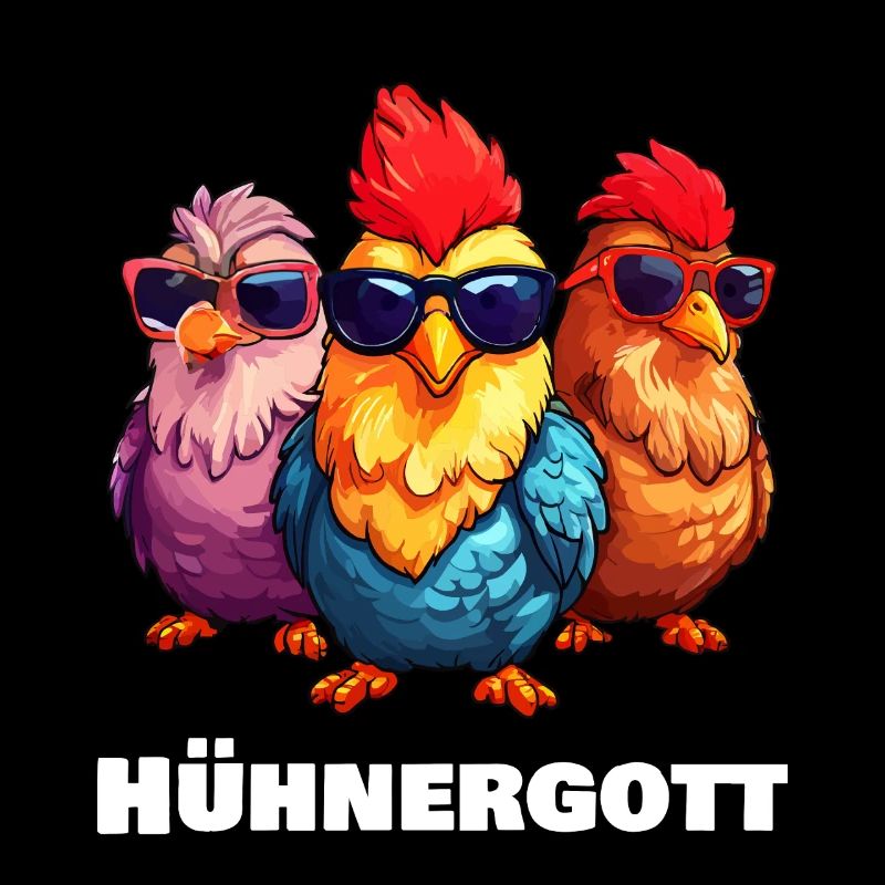 Funny Chickens Chicken God