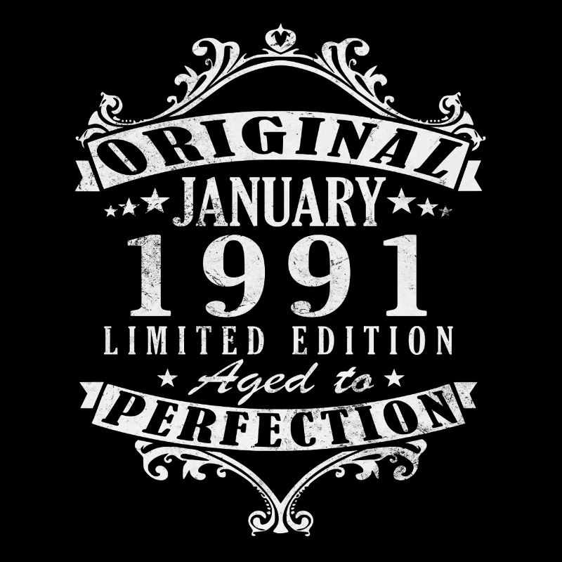 35e anniversaire Millésime de janvier 1991