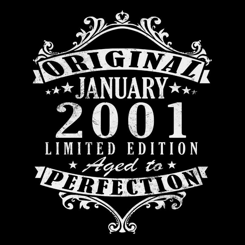 25th Birthday Original January Year 2001