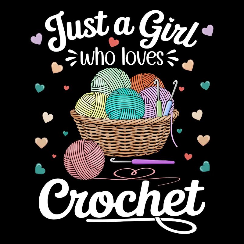 Colorful Crochet Hobby & Wool Lover
