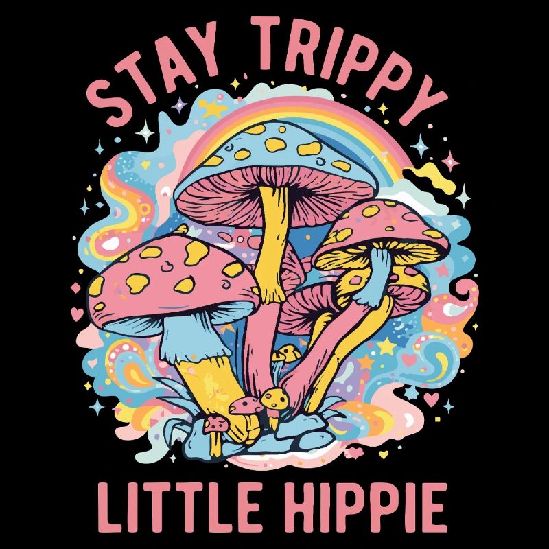 Stay Trippy Little Hippie Psychedelic Art