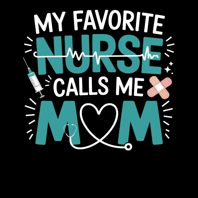 Krankenschwester Mama Herz Design