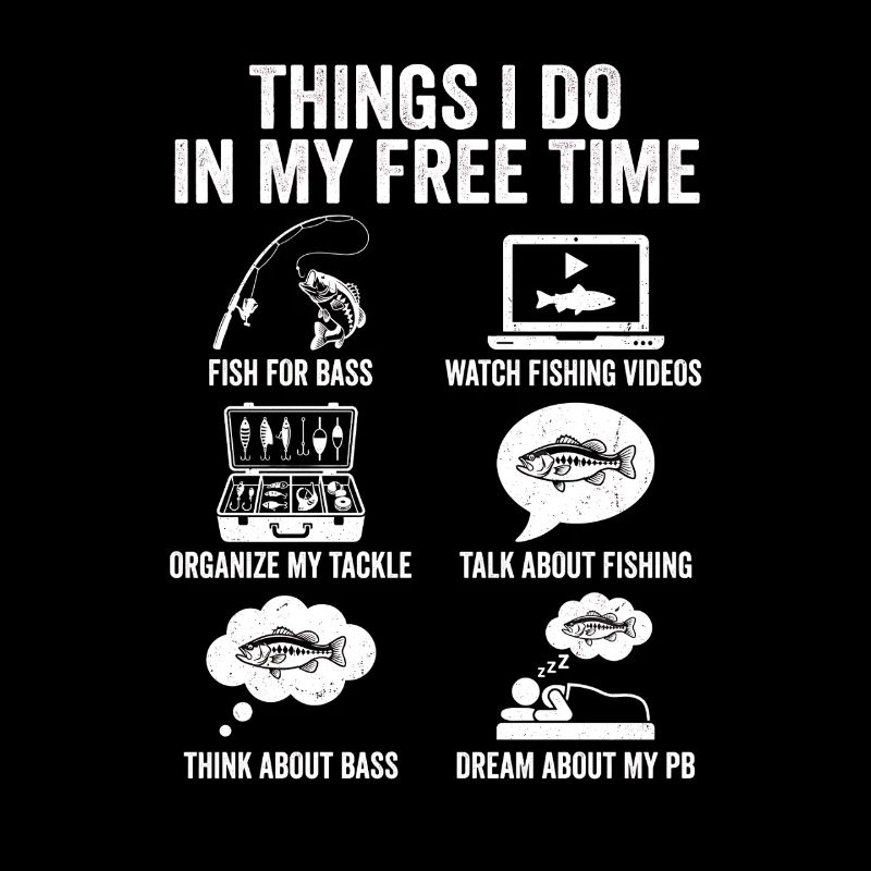 Activités que je fais pendant mon temps libre : pêche au bar