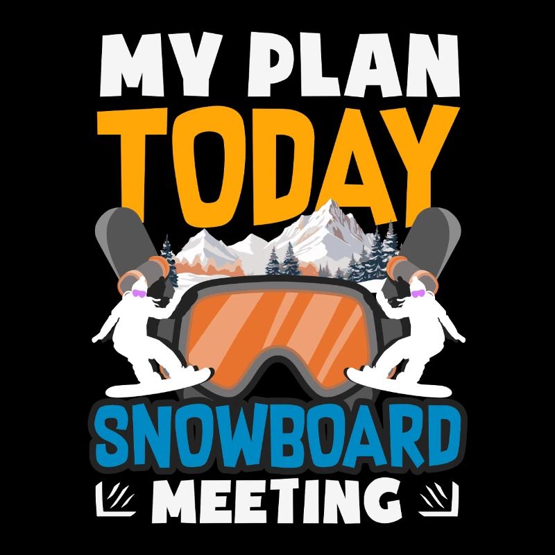 Télésiège de réunion de snowboard snowboard