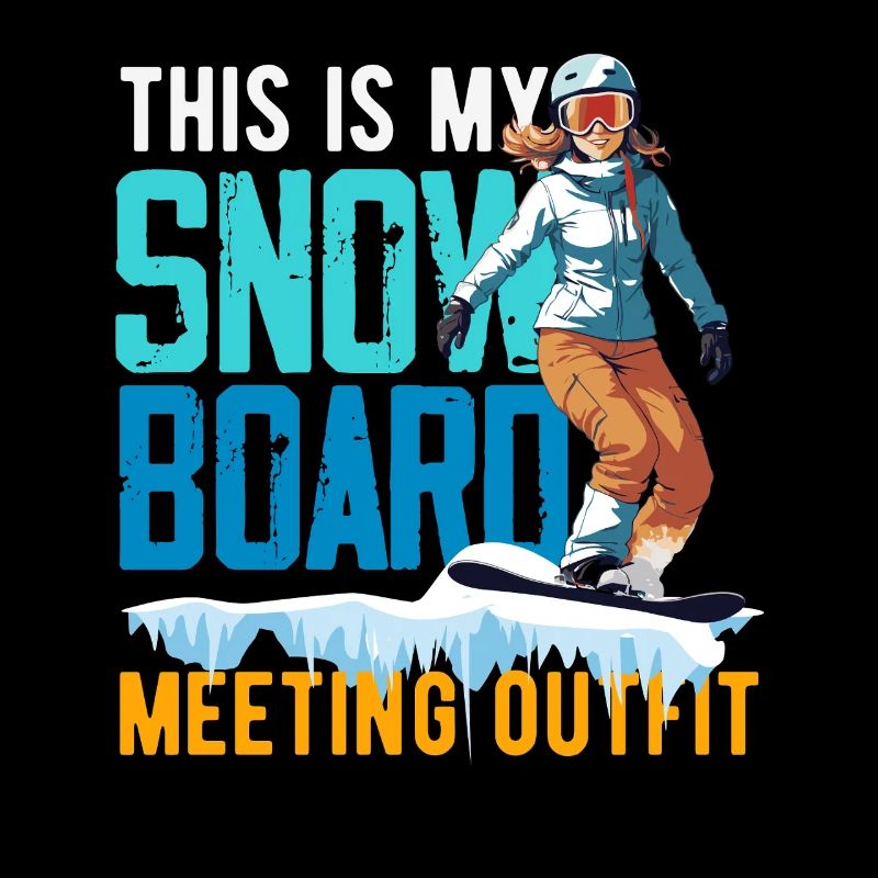 Télésiège de réunion de snowboard snowboard