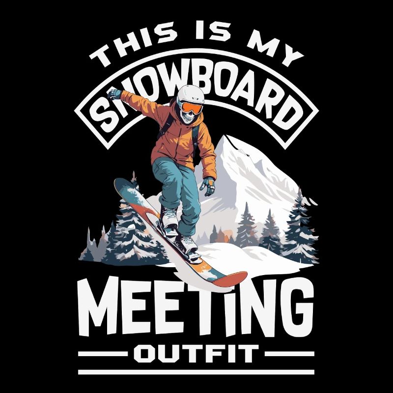 Télésiège de réunion de snowboard snowboard