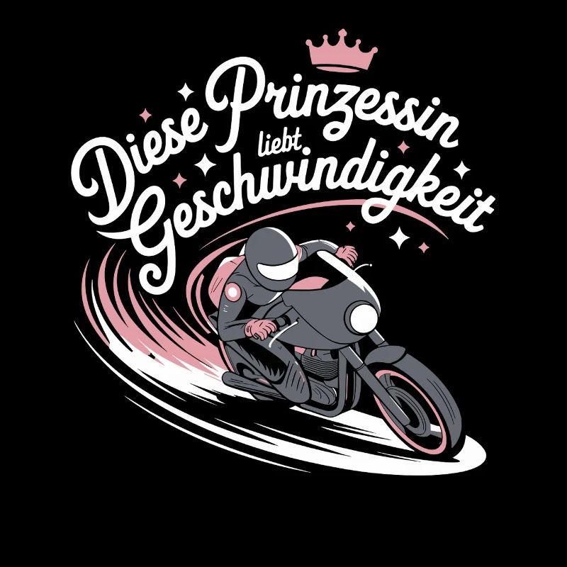 This Princess Loves Speed Motorcycle