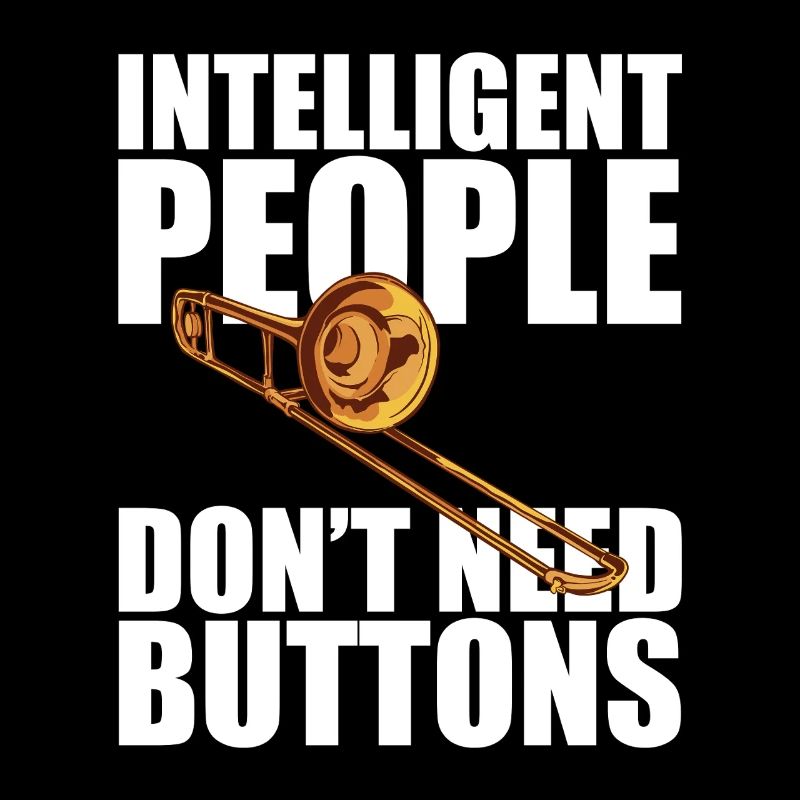 Buttons Trombone Trombone Player Trombonist