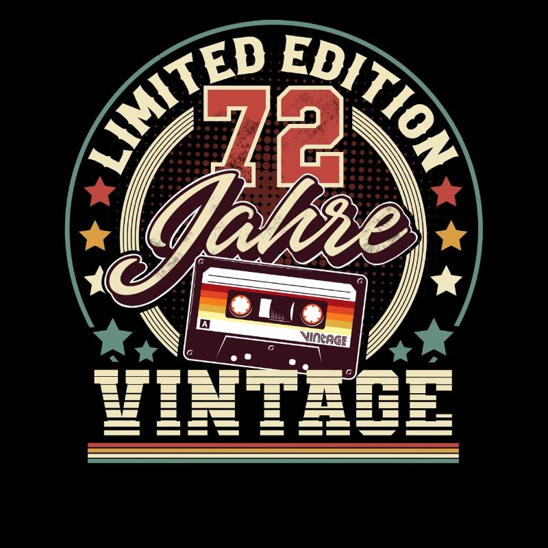 Cassette vintage du 72e anniversaire