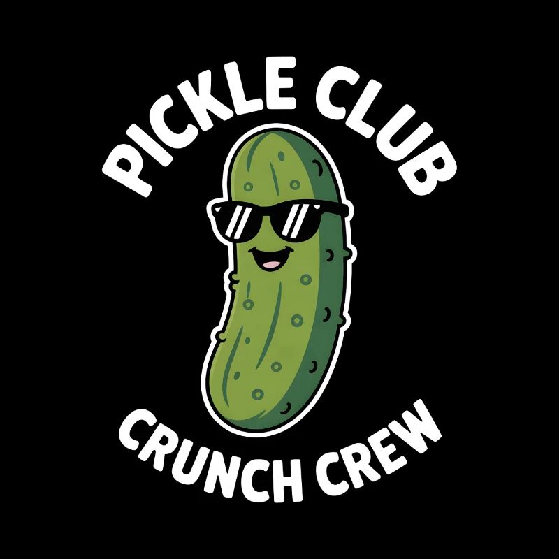 Pickle Club Crunch Team, humour de concombre
