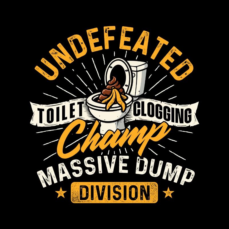 Division des décharges champ de bouchon des toilettes