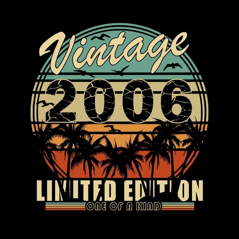 20e anniversaire. Né en 2006 : Idée de cadeau