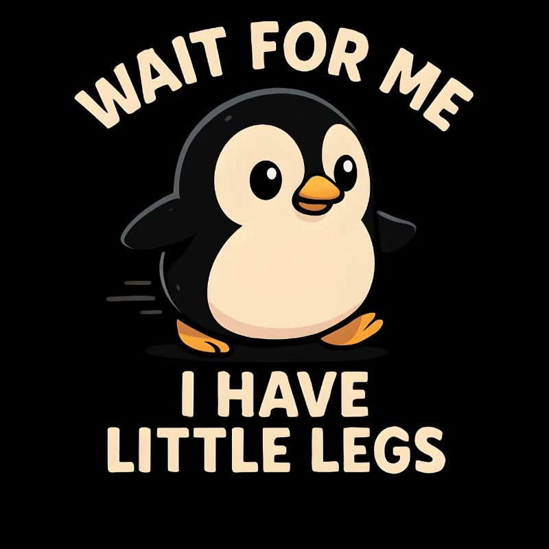 Pinguin Spruch Humor Meme Lustig Geschenkidee