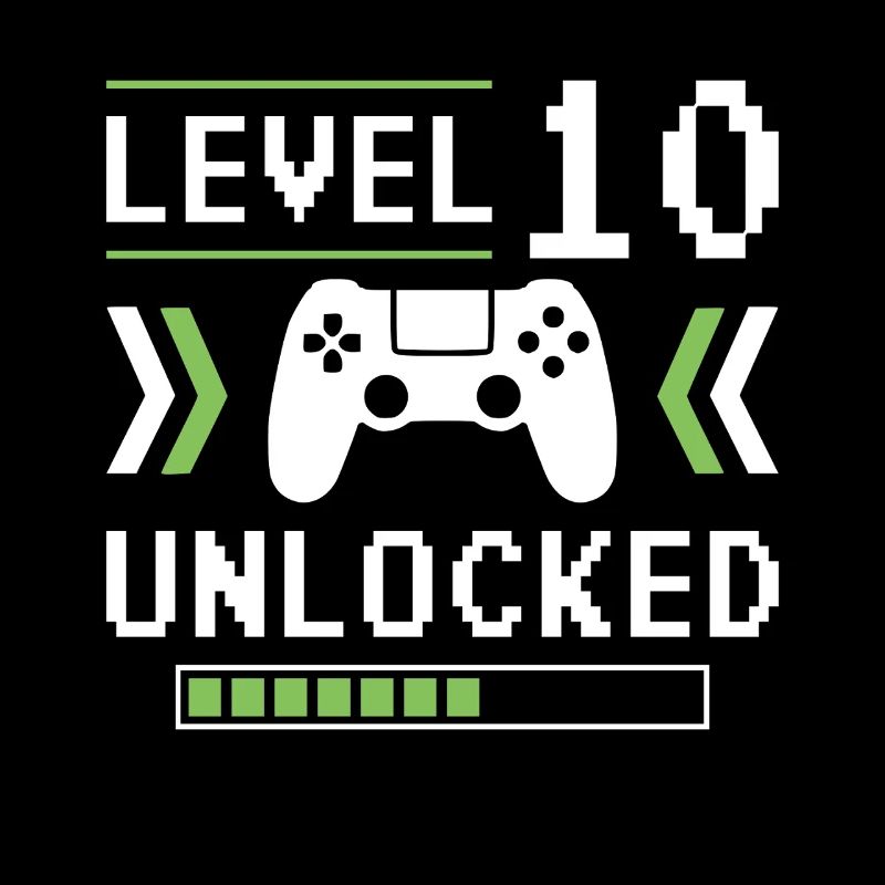 Livello 10 Sbloccato Video Gamer Gioco Completo