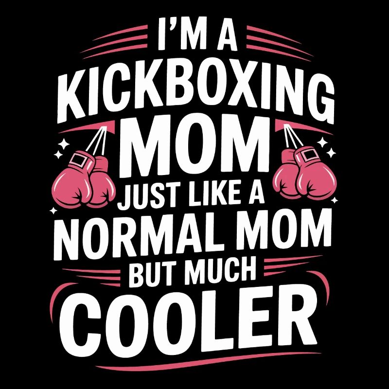 Kickboxing Mutter Motiv