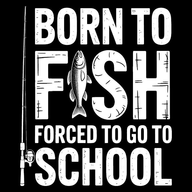 Né pour la pêche, forcé à aller en école